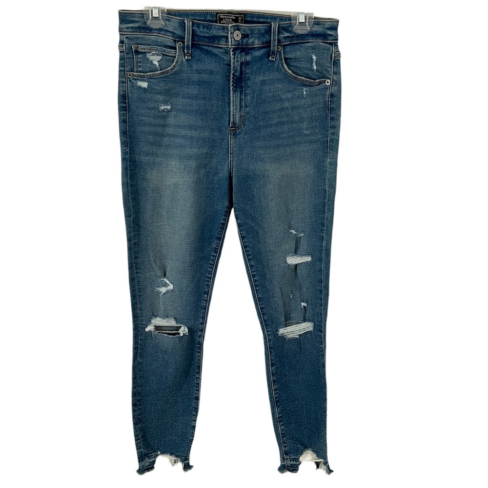 Abercrombie & Fitch Simone High Rise Ankle Jean - Picture 1 of 7